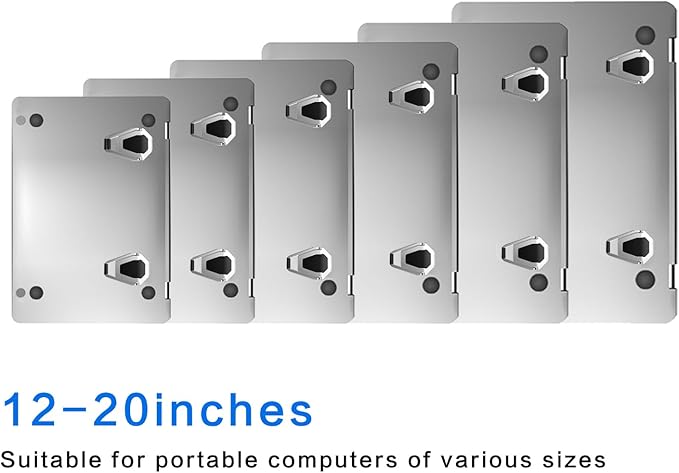 Laptop Stand Portable, Zinc Alloy Laptop Mini Stand, Laptop Riser Invisible - Image 7