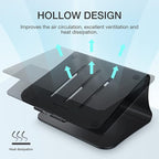 Laptop Stand, Aluminum Notebook Holder Riser Heat-Vent - Image 5