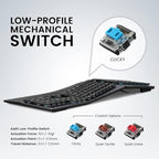 Perixx PERIBOARD-535BL Wired Ergonomic Mechanical Full-Size Keyboard - Image 7