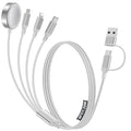 4-in-2 Multi Charging Cable for Apple Watch Charger/Samsung/iPhone Charger by HitfineLLC