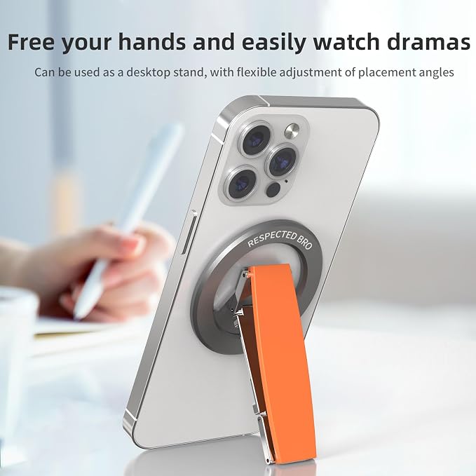 Magnetic-Phone-Grip-Stand, Magnetic Phone Ring Holder Kickstand - Image 3