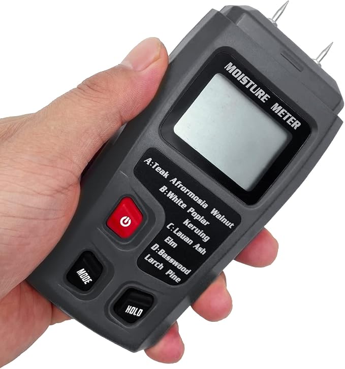 Digital Wood Moisture Meter Wood Humidity Tester Hygrometer Timber Damp - Image 5