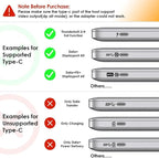 USB C Docking Station USB C to Dual HDMI Adapter USB C Hub Dual Monitor - Image 3