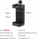 ULANZI MA33 Metal Phone Tripod Mount - Image 7