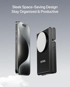 Intoval 3-in-1 Magnetic Charging Station, Travel Foldable Charging Dock - Image 3