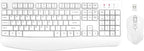 Wireless Keyboard and Mouse Combo, EDJO Full-Sized Ergonomic Computer Keyboard by EDJO