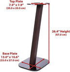 EXIMUS One Pair Fixed Height Universal Speaker Floor Stands - Image 5