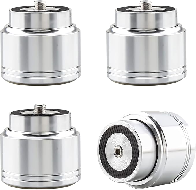 Tertullus 4pcs Aluminum Speaker Isolation Feet Sound Isolation Maglev Feet by Tertullus