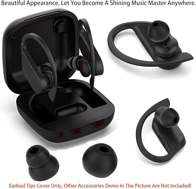 4 Pairs Earbud Tips Fit for Powerbeats Pro Ear Tips Beats Earbuds Replacement - Image 2