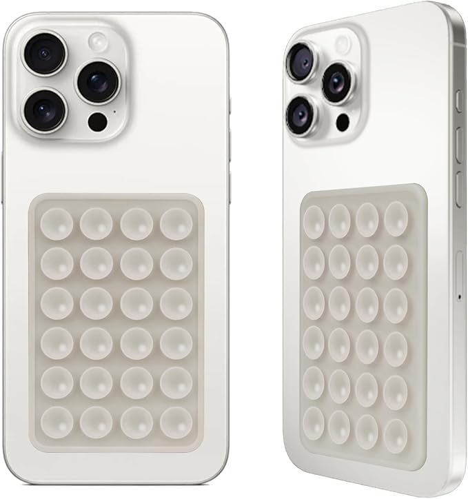2PCS Silicone Suction Phone Case Mount, Non Slip Suction Cup, Hands-Free Phone by Giumel