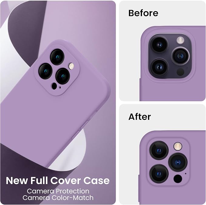 FireNova for iPhone 14 Pro Case, Silicone Upgraded Phone Case with, Soft - Image 3