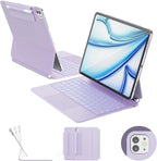 for iPad Air 13 inch Case with Keyboard, iPad Pro 12.9 Magic Keyboard, Springy by Unknown