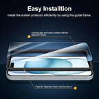 NEW'C 3 Pack Designed for iPhone 16, iPhone 15 Screen Protector, Enhanced - Image 3
