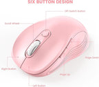 WisFox 2.4G Wireless Mouse for Laptop, Ergonomic Computer Mouse - Image 4