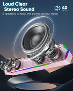 LENRUE G11 Computer Speakers for Desktop, Touch Lights PC Speakers - Image 2