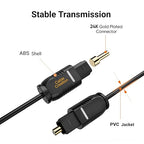 CableCreation Optical Digital Audio Cable, 6FT Slim Fiber Optic Toslink Optical - Image 2
