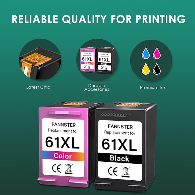 61XL 61 XL Ink Cartridges High Yield Replacement - Image 4