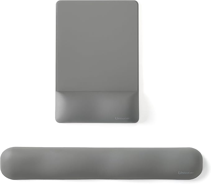 UnivoColors Design-Wave Set of Keyboad Wrist Rest & Mouce Pad, Artificial by UnivoColors