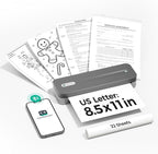 P1 Pro Thermal Printer, Large Format Portable Bluetooth Inkless Printer by CamScanner