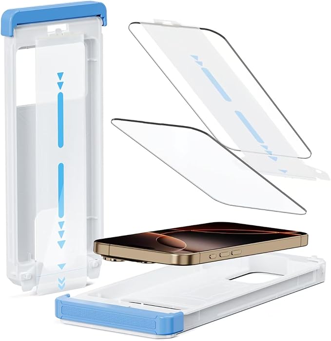 Screen Protector for iPhone 16 Pro Max Military Grade Tempered Glass by DDDDECADE