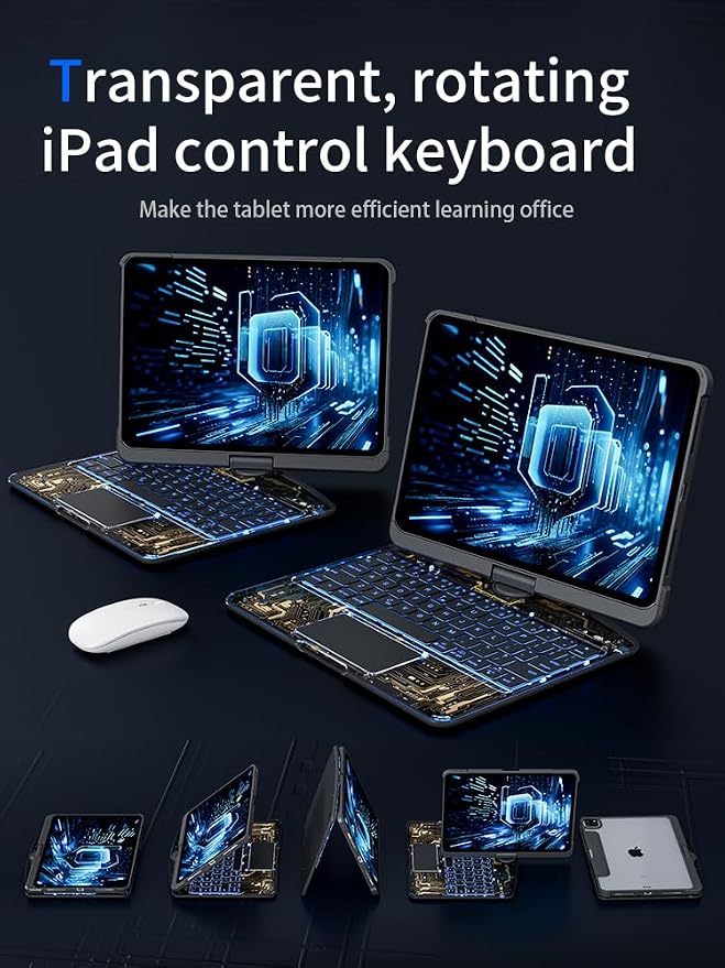 KARTICE Transparent 360 for iPad Keyboard case - Image 3