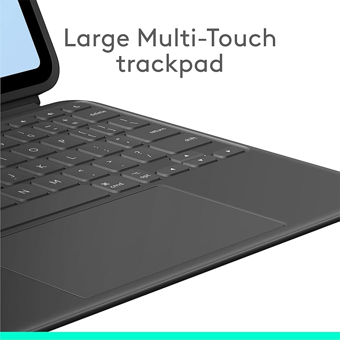Logitech Combo Touch iPad Air 11 inch Case M2, iPad M3 & Air Keyboard Case - Image 4