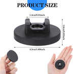 15 Pcs Magnetic Cable Clips Zip Tie Mount Base Black Magnetic Wire Holder - Image 2