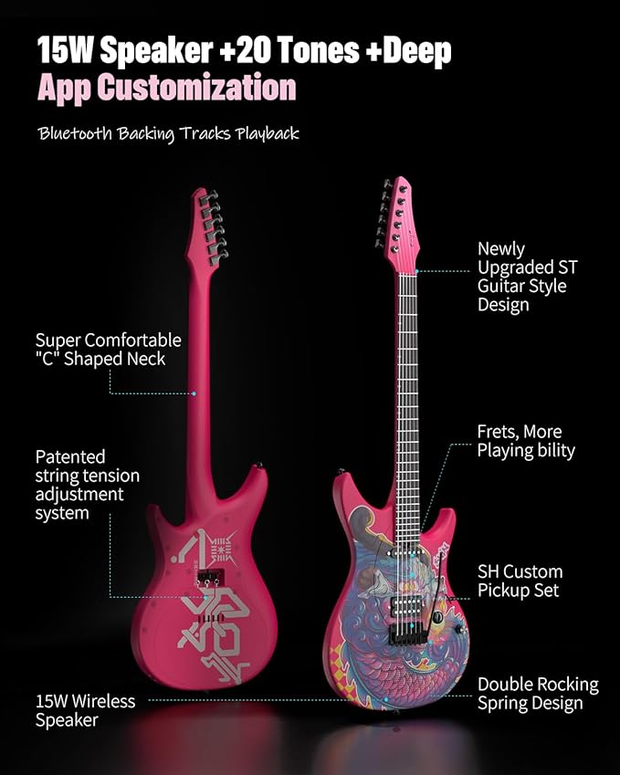 Enya Inspire 39" Smart Electric Guitar - Image 2