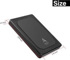 1TB External Hard Drive Ultra Slim Portable HDD-USB 3.0 USB-C - Image 2
