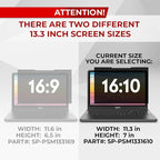 Magnetic Laptop Privacy Screen 13.3 Inch 16:10 - Image 3
