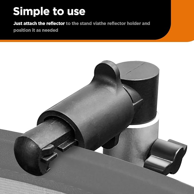 2 Pack Reflector Holder Clips, Backdrop Clamp, Photography Studio Reflector - Image 4
