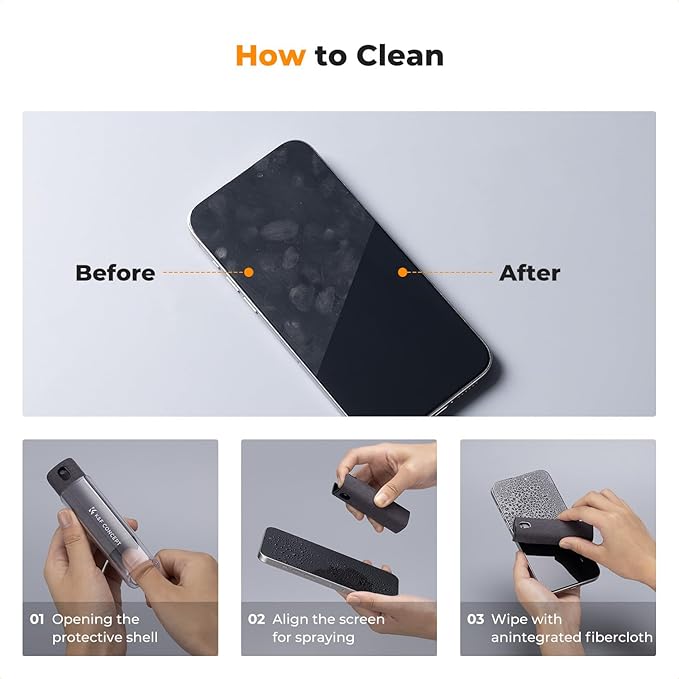 K&F Concept Touchscreen Screen Cleaner Kit 2 Pcs, - Image 9