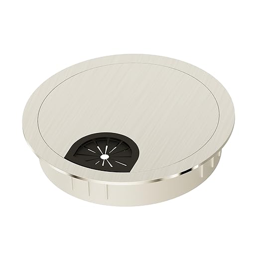 Desk Grommet 2 Inch 50mm, Zinc Alloy Computer Desk Wire Hole Cover, Office by Unknown