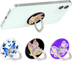 Bonoma Phone Ring Holder, 3 Pack Universal Finger Ring Stand Grip Kickstand Ring - Image 3
