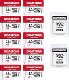 GIGASTONE Micro SD Card 32GB 10-Pack, Camera Plus, MicroSDHC Memory Card by Gigastone