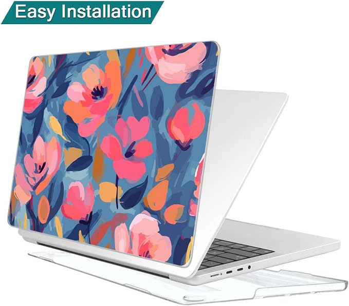 Teryeefi for M4 MacBook Pro 14 inch Case 2024 2023 2021, Hard Shell Cover + - Image 5