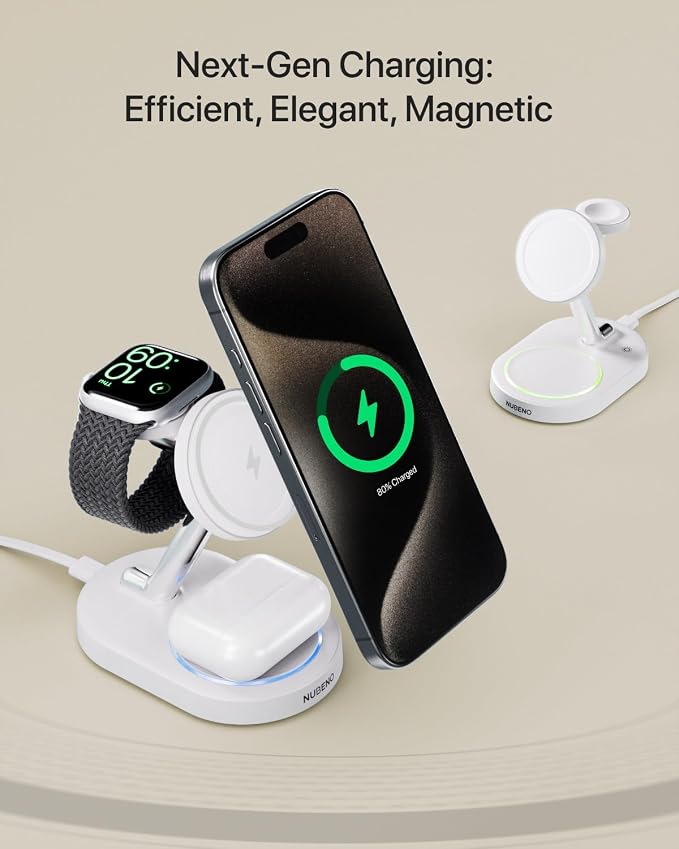 Fast Charging Station for iPhone 16/16 Pro/16 Pro Max, Wireless Charger Station - Image 2
