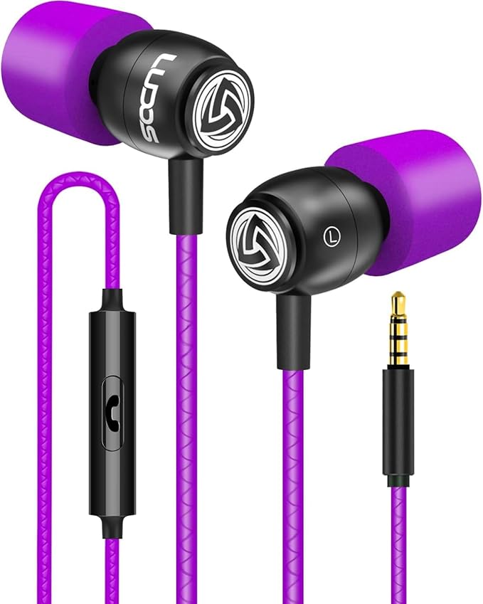 LUDOS Clamor Wired Earbuds in-Ear Headphones, 5 Years Warranty, Earphones by Ludos