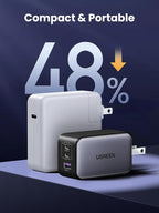UGREEN 65W USB C Charger Block, Nexode 3-Port GaN Fast Type C Charger, Compact - Image 4