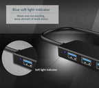 USB 3.0 Hub, 4-Port USB Hub USB Splitter USB Expander Ultra Slim Portable USB - Image 6