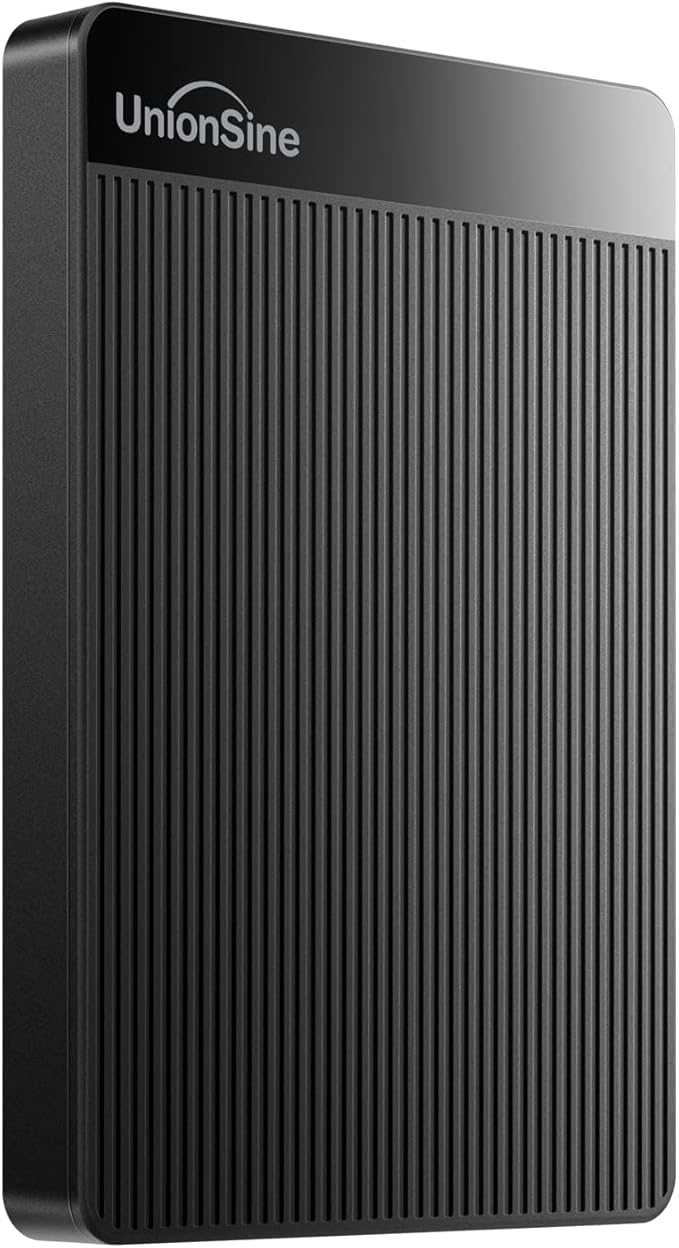UnionSine 500GB Ultra Slim Portable External Hard Drive HDD-USB 3.0 by UninoSine
