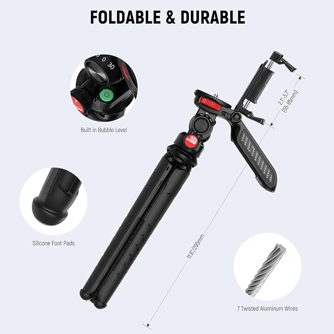 NEEWER Mini Flexible Tripod for iPhone & Camera - Image 6