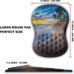Mouse Pad Wrist Support, Ergonomic Mouse Pad - Image 4