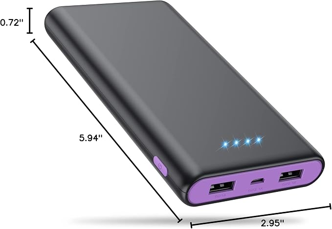 Portable Charger Power Bank 25, 5V/3A USB C in&Out Fast Phone Charging - Image 8