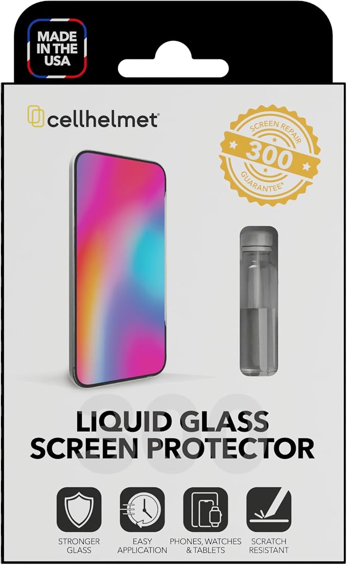 cellhelmet Liquid Glass Wipe On Extreme Glass Protection | $300 Repair by cellhelmet