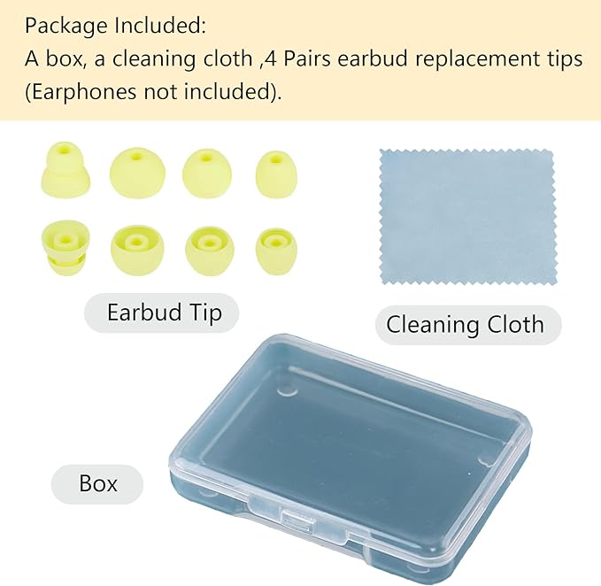 Earbud Replacement Tips Silicone Earbud Tips Ear Tips Compatible - Image 7