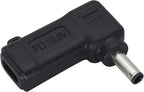 90W PD Power Charger Connector Adapter USB C to 4.5mm Laptop Charging Adapter by HCFeng