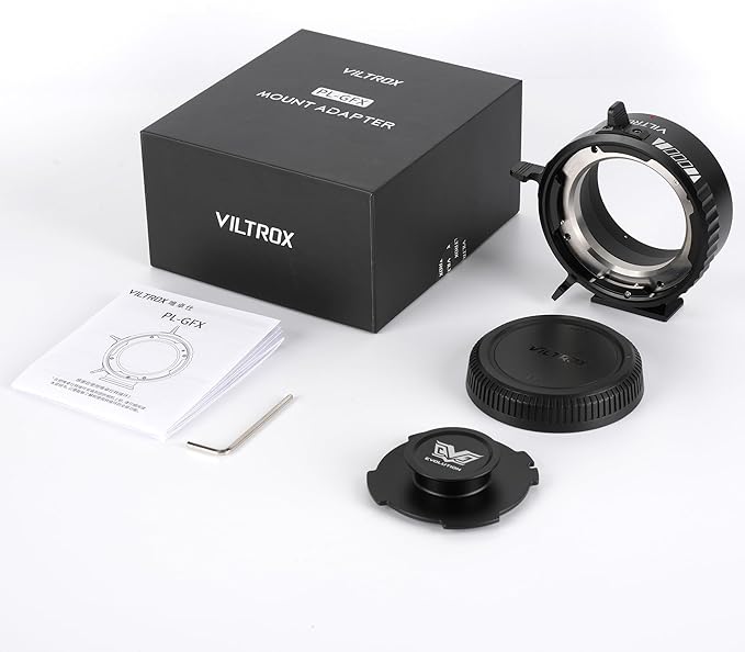 VILTROX PL-GFX Lens Adapter Converter Ring Manual Focus - Image 7