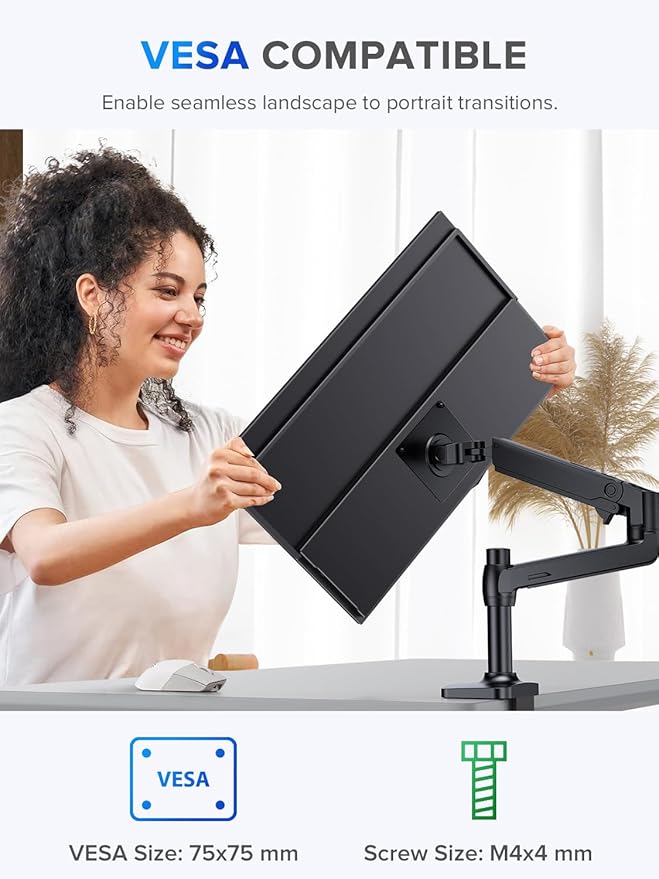UPERFECT 22" 2K QLED Portable Touchscreen Monitor w/VESA & 180° Adjustable Stand - Image 6