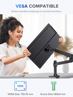 UPERFECT 22" QLED 2K Portable Monitor w/VESA & 180° Adjustable Stand, 2560×1440 - Image 6